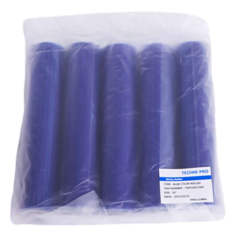 Sticky Roller w/o Handle, LDPE, 10", Blue, pack of 5